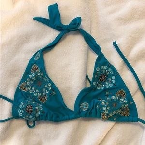 Boho Beaded Bikini Top